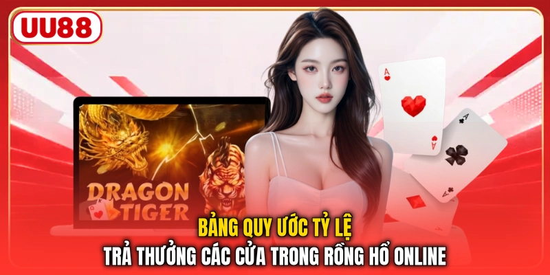 Bảng quy ước tỷ lệ trả thưởng các cửa trong rồng hổ online