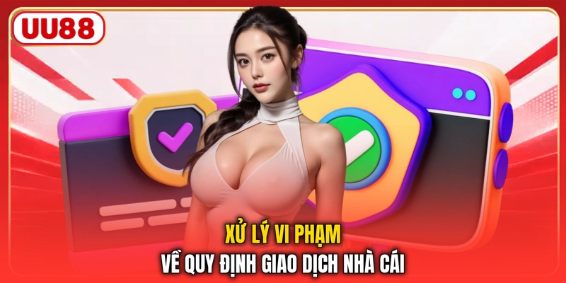 Xử lý vi phạm về quy định giao dịch nhà cái